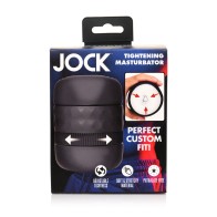 Jock Squeezable Tunnel Double Masturbator Clear for Stimulation