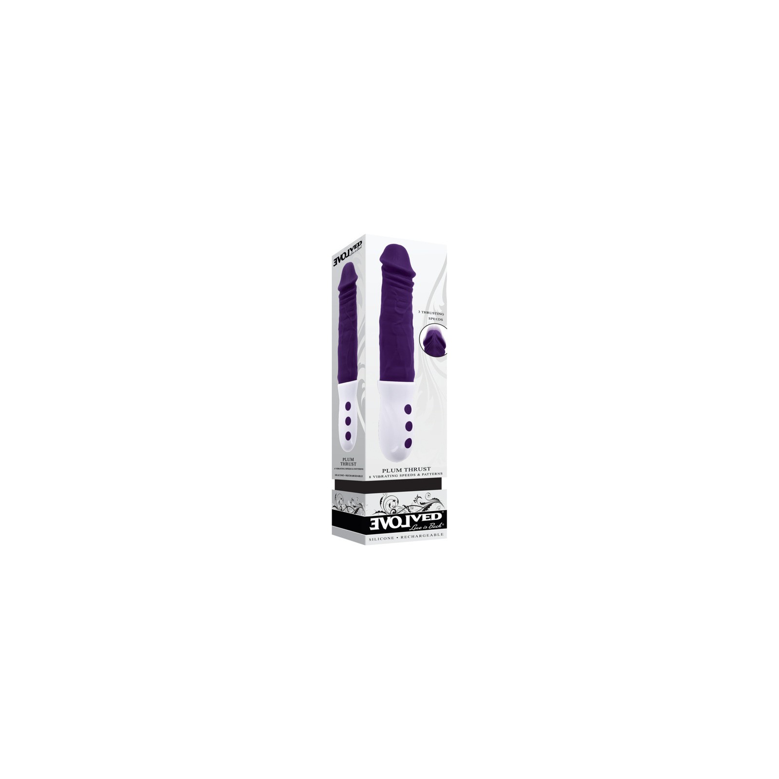 Vibrador Evolved Plum Thrust Recargable