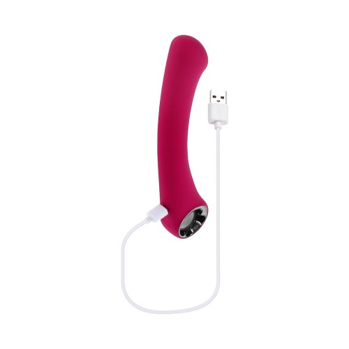 Evolved Pleasure Curve Vibrador para Punto G Burdeos