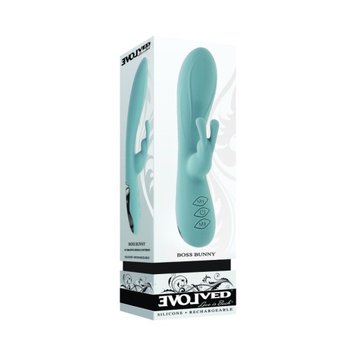 Evolved Boss Bunny Vibrator - Blue