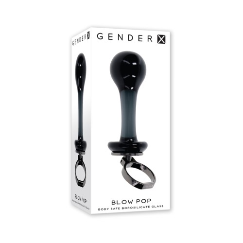 Plug de Vidrio Negro Gender X Blow Pop