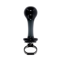 Gender X Blow Pop Black Glass Plug