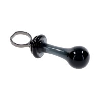 Gender X Blow Pop Black Glass Plug