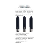 Selopa Little Buddy Vibrating Bullet in Black