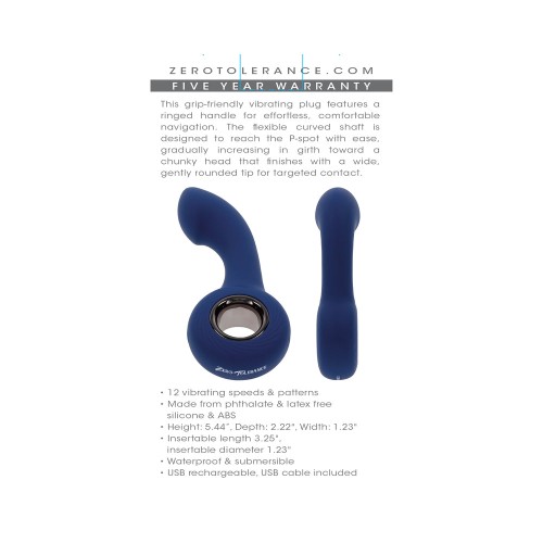 Zero Tolerance Reach Vibrating Plug