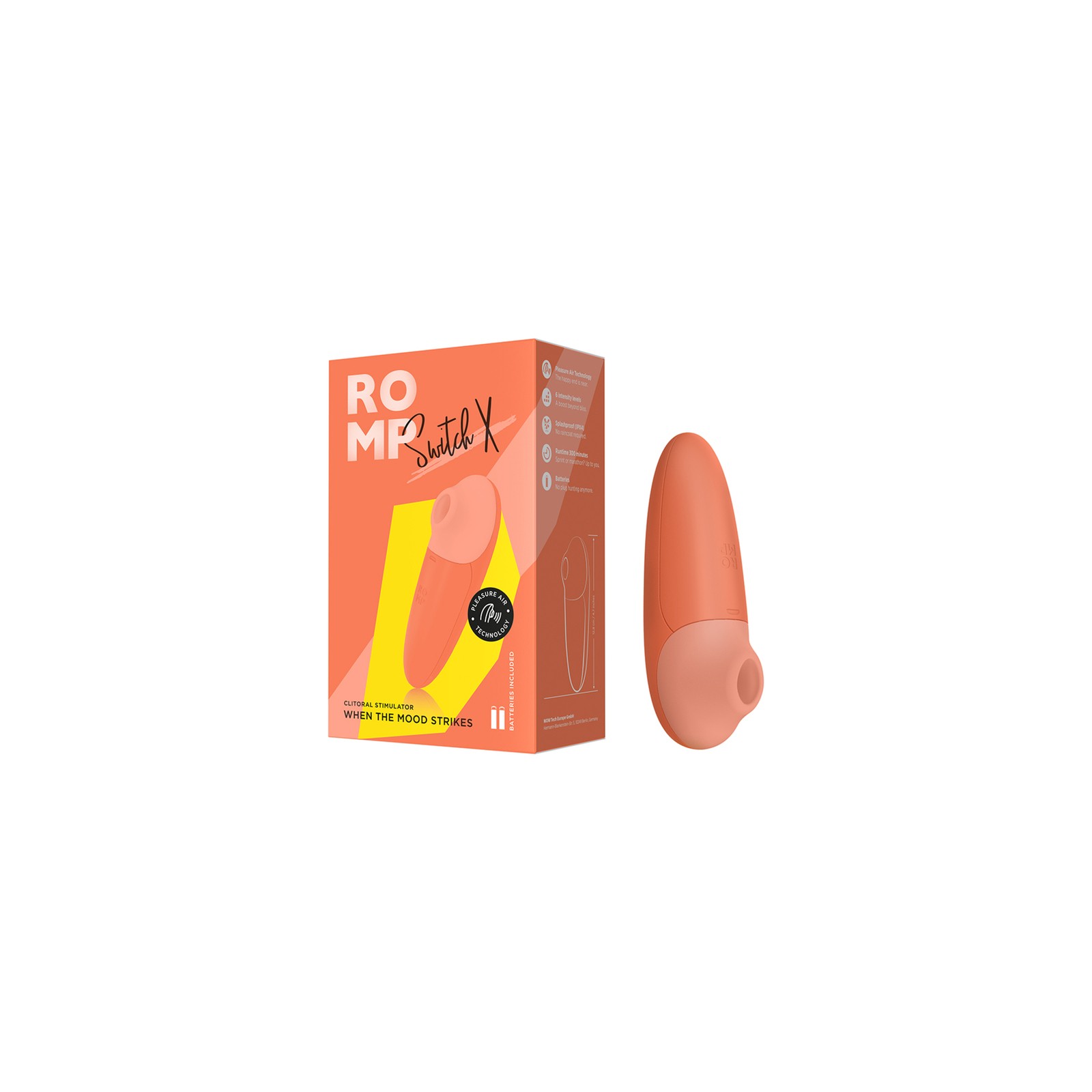 Compact ROMP Switch X Clitoral Stimulator