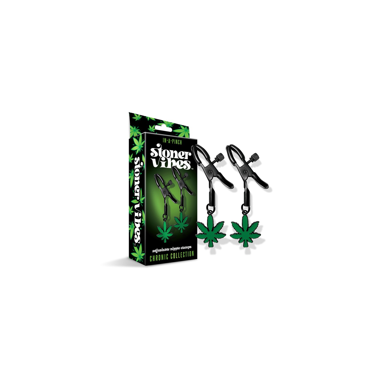 Stoner Vibes Adjustable Nipple Clamps - Fun and Playful Accessory