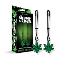 Pinzas Ajustables para Pezón Stoner Vibes para Sensación Divertida