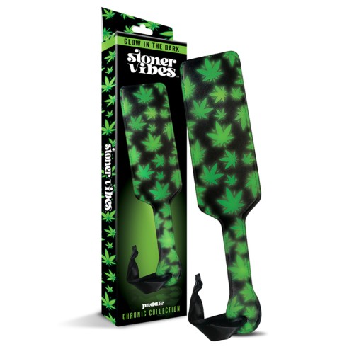 Glow in the Dark Cannabis Paddle for Kinky Fun