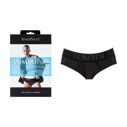 Arnés Estilo Brief SpareParts Tomboi - Negro XS