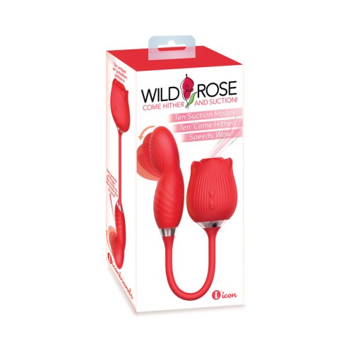 Vibrador Wild Rose Come Hither con Succión