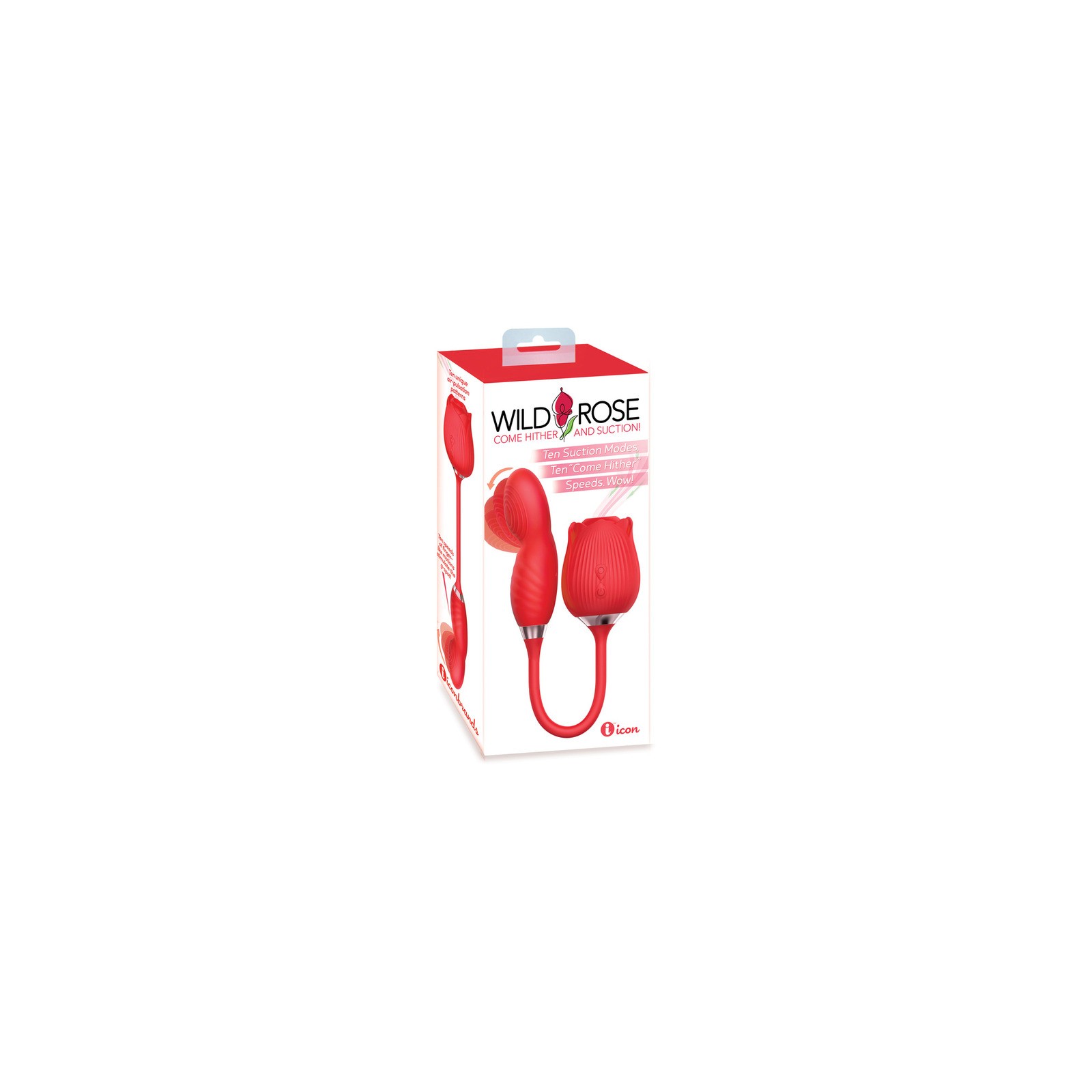 Vibrador Wild Rose Come Hither con Succión