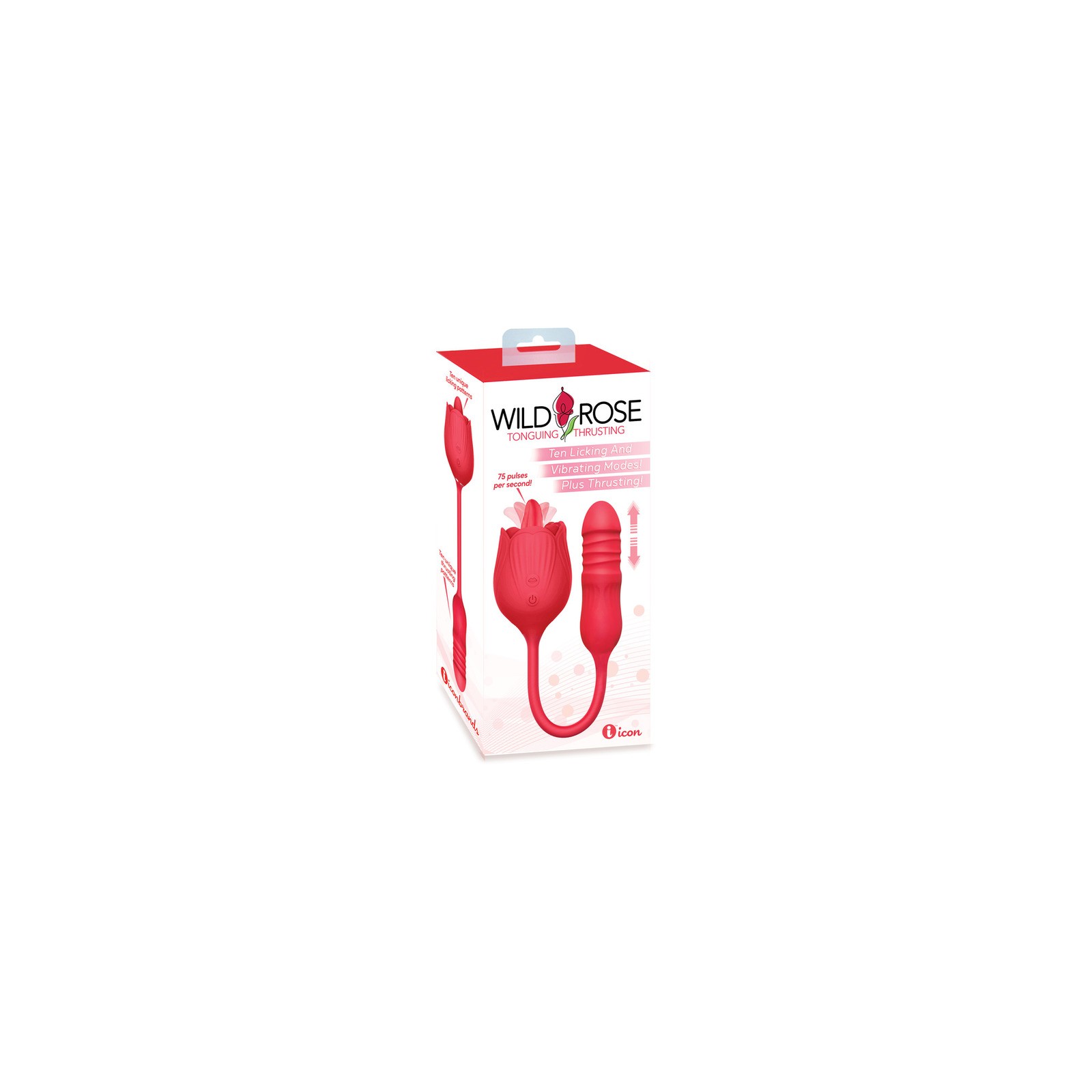 Vibrador de Succión Wild Rose 10 Velocidades