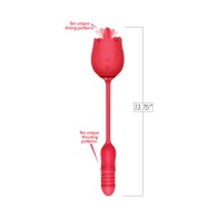 Vibrador de Succión Wild Rose 10 Velocidades