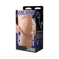 Gancho Anal y Anillo Cock Blue Line - Placer Fetichista