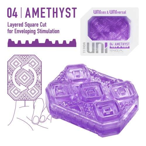 Tenga Uni Amethyst Herramienta de Placer Unisex