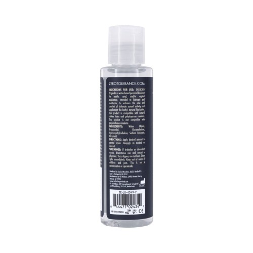 Zero Tolerance Drenched Lubricant Water-Based 4 oz