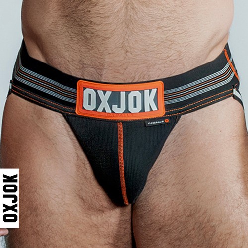 Buy Oxballs Oxjok Dual Strap Jock Black Iron S