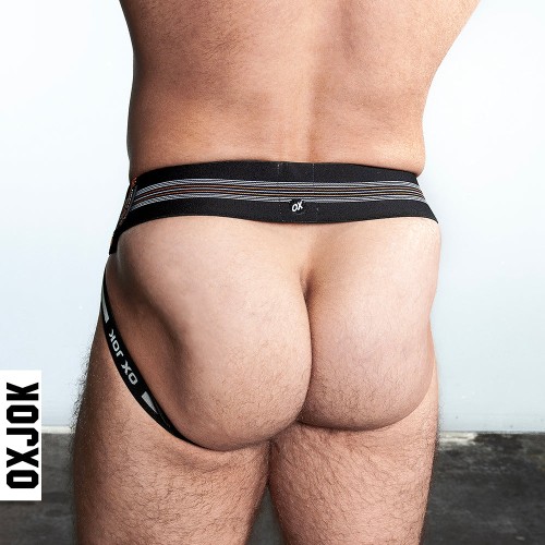 Buy Oxballs Oxjok Dual Strap Jock Black Iron S