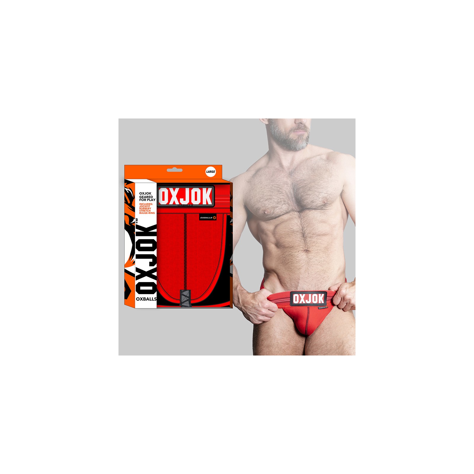 Oxballs Oxjok Slingjock - Jock Upthrust - Rojo 2XL