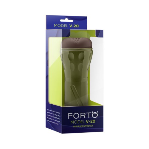 Forto Model V-20 Dark Stroker for Ultimate Pleasure