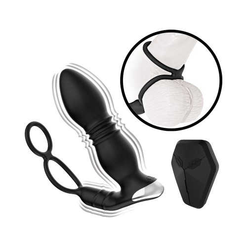 Plug Potente Remoto Ass-Sation para Placer Prostático