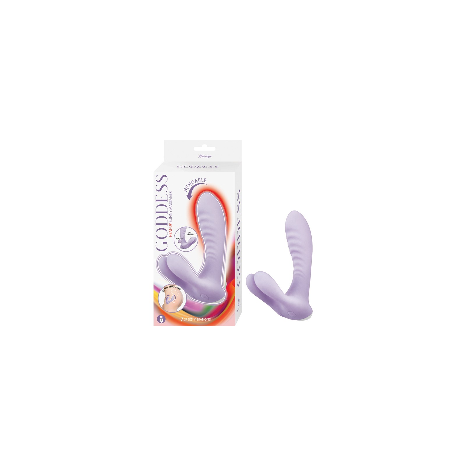 Goddess Heat Up Bunny Massager Lavender