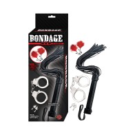 Kit de Bondage Nasstoys con Zurrones y Plumas