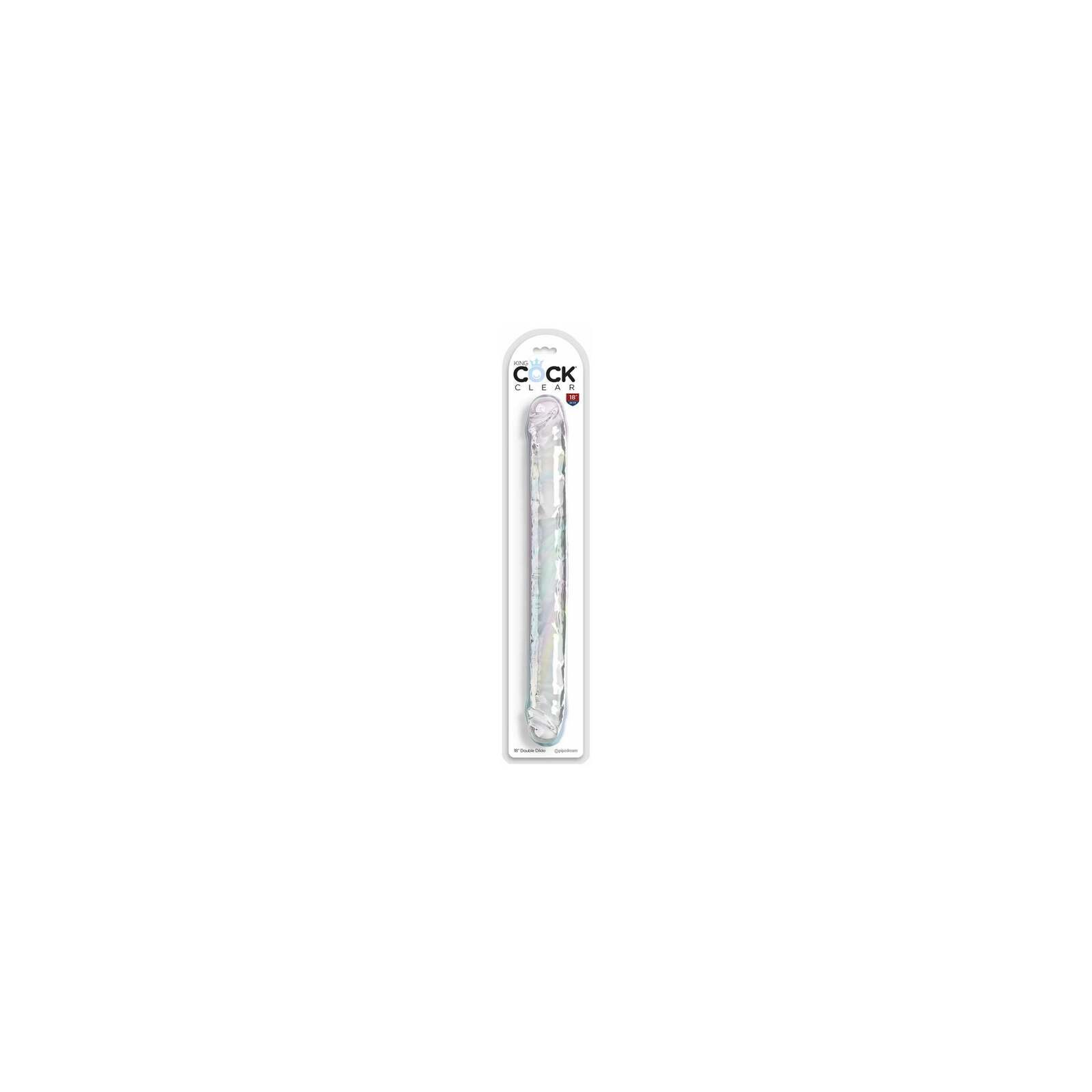 King Cock Clear Double Dildo 18 Inch