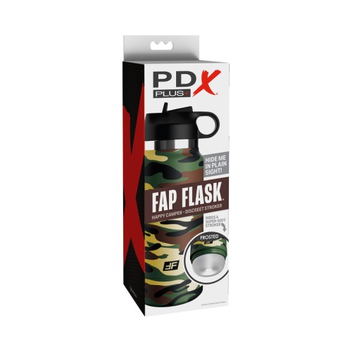 PDX Plus Fap Flask Happy Camper Discreet Stroker