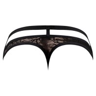 Male Power Lucifer Cut Out Strappy Thong for Ultimate Comfort