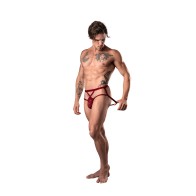 Jockstrap Strappy Lucifer de Male Power Burgundy S/M