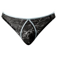 Mini Tanga de Malla Mármol de Male Power para Hombres