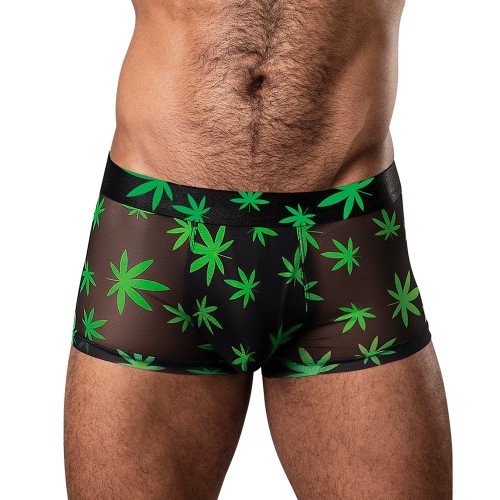 Male Power Hazy Dayz Pouch Short Pot Leaf L