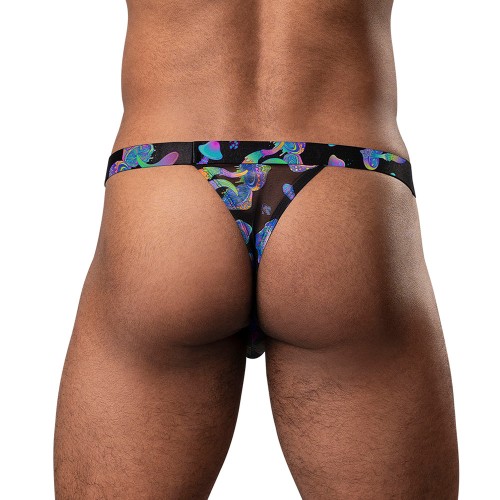 Sheer Micro Thong with Fun Prints