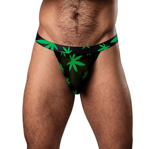 Male Power Hazy Dayz Micro Thong Pot Leaf