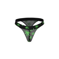 Male Power Hazy Dayz Micro Thong Pot Leaf