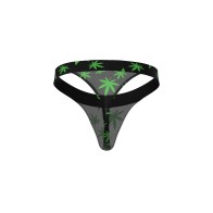 Male Power Hazy Dayz Micro Thong Pot Leaf