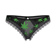 Panty Crotchless Hazy Dayz Magic Silk - Diseño Tentador