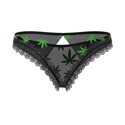 Magic Silk Hazy Dayz Crotchless Panty - Tempting Design