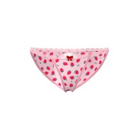 Magic Silk Sweet Treats Panty Crotchless con Lubricante Fresa