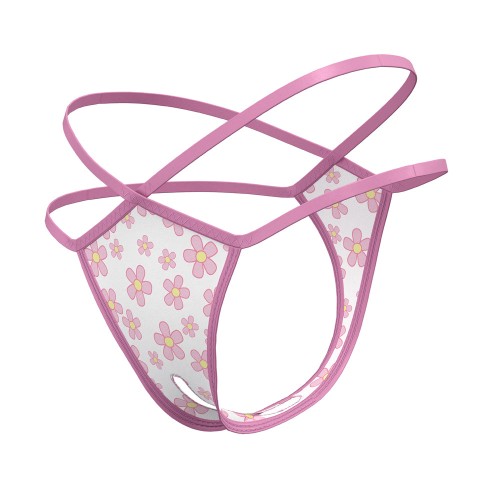 Magic Silk Daisy Crotchless Thong