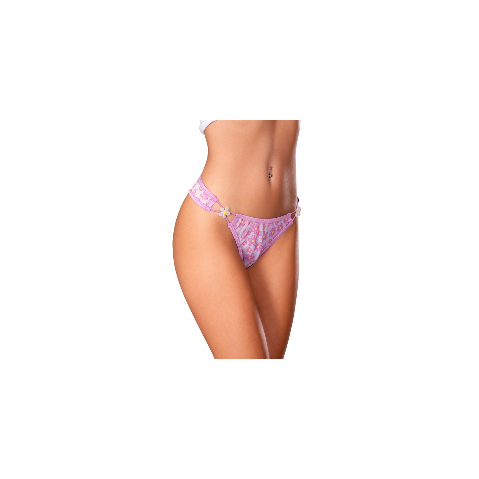 Magic Silk Tanga Daisy Diseño Floral