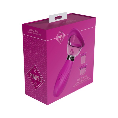 Pumped Delightful Rechargeable Breast Vulva Pump