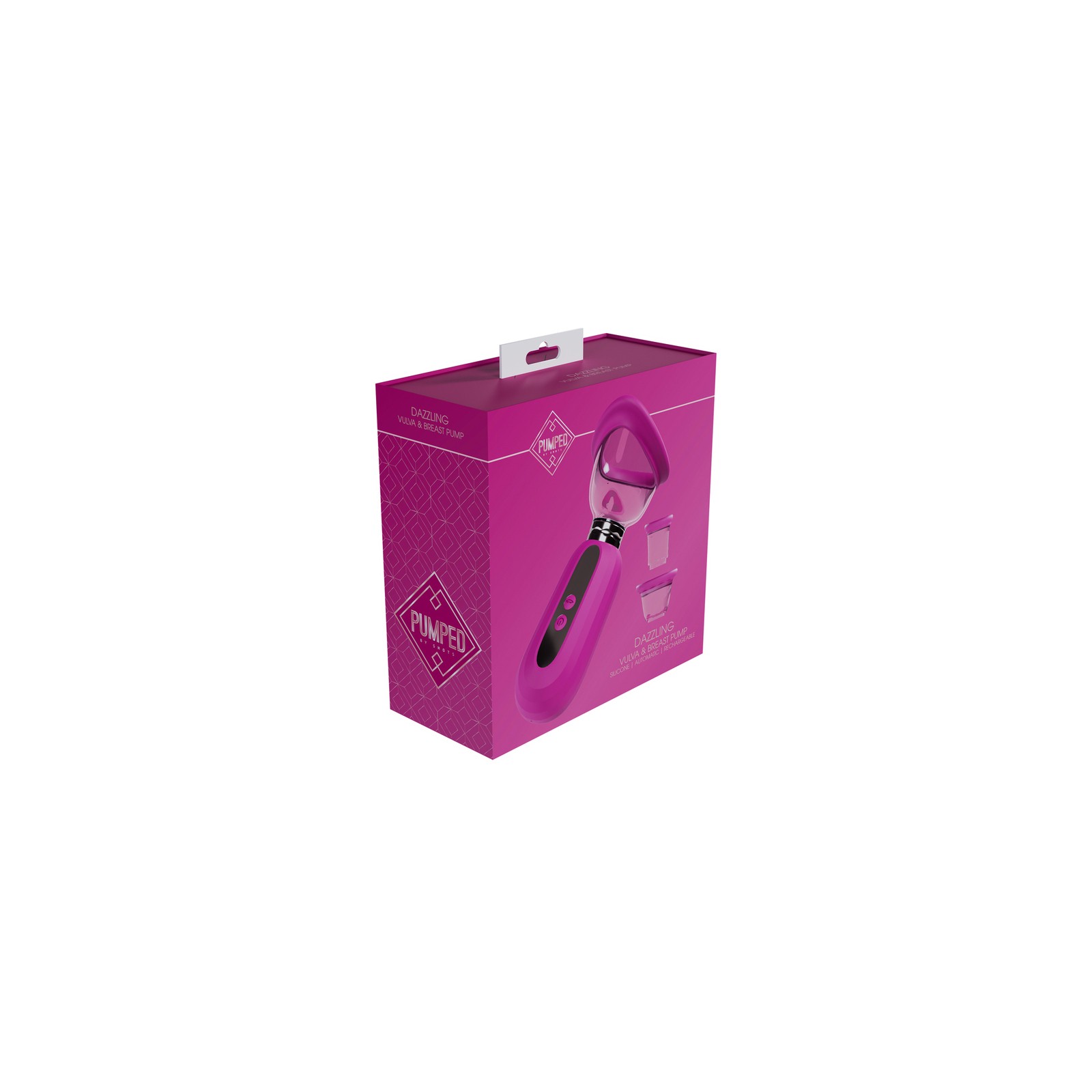 Pumped Extractor Automático Recargable Para Vulva y Senos Rosa