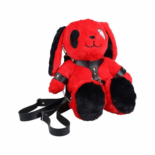 Shots Bunny Backpack Circle Eye Large Red