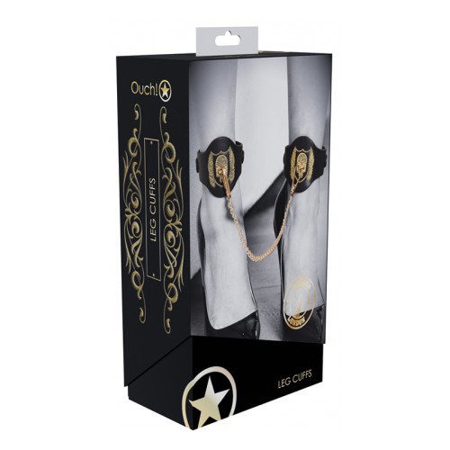 Ouch! London Collection Leg Cuffs - Adjustable & Stylish