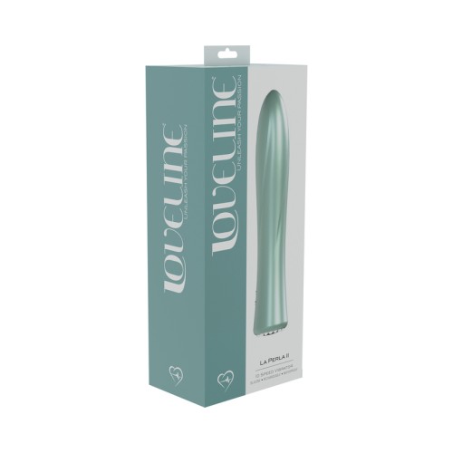 Vibrador Silicona Recargable LoveLine La Perla II Verde