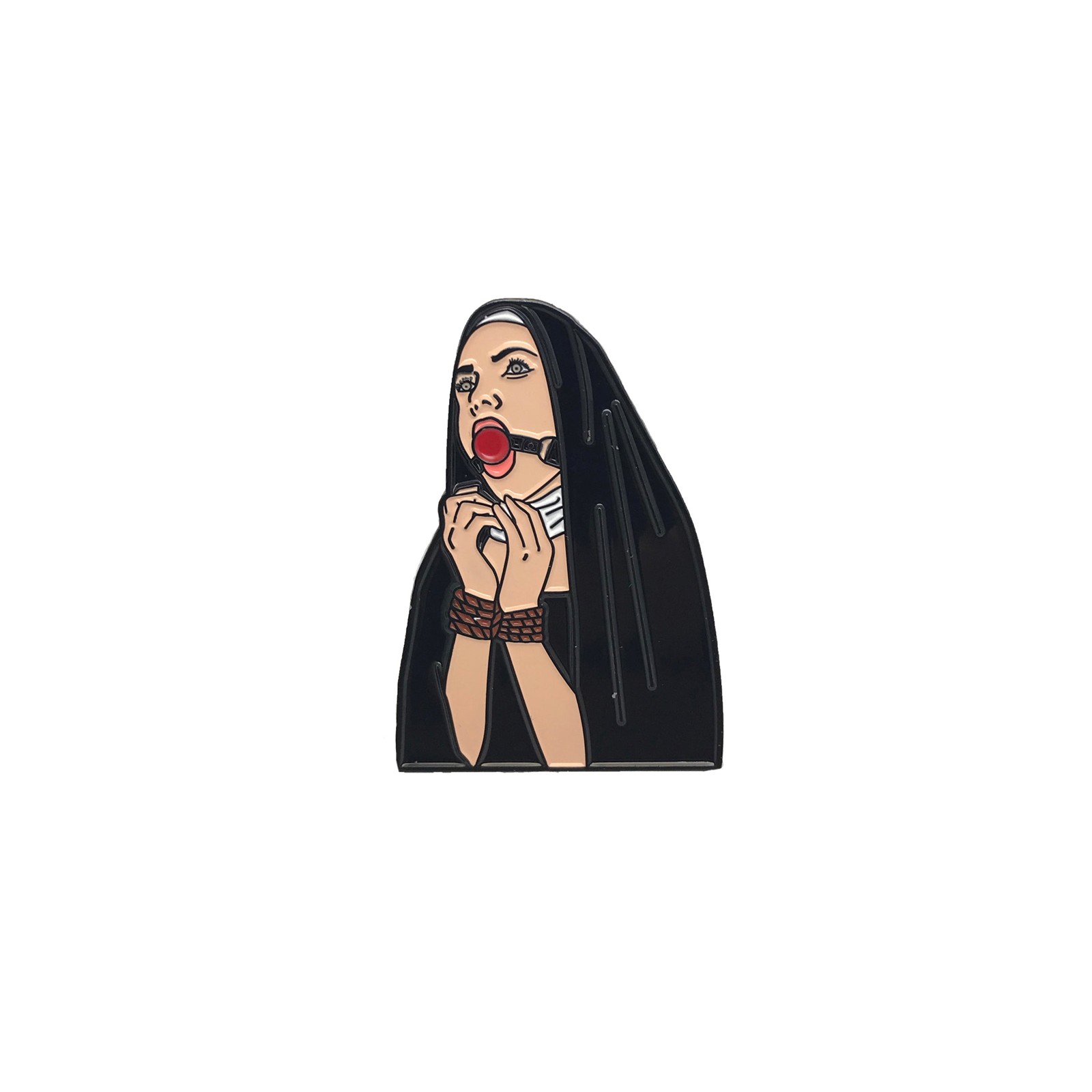 Geeky Kinky Nunsense Enamel Pin