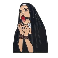 Geeky Kinky Nunsense Enamel Pin